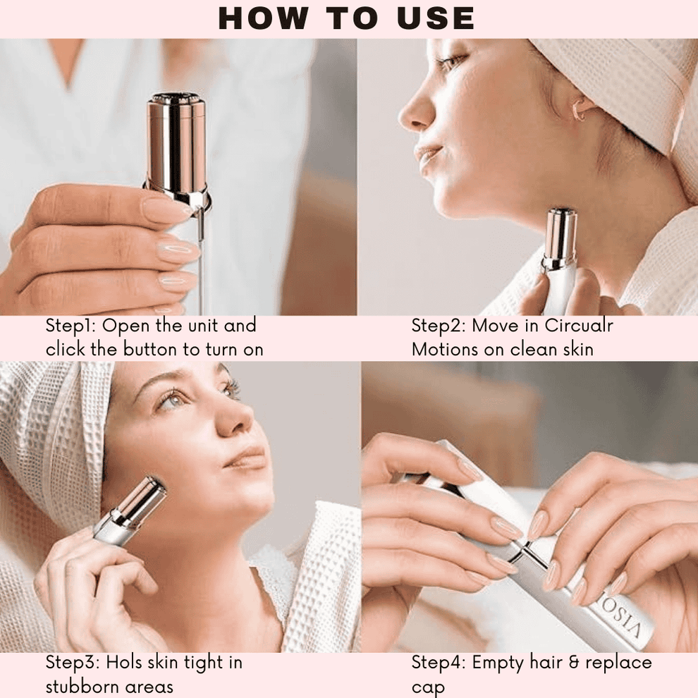 Silkglow™ Electric Facial Hair Remover