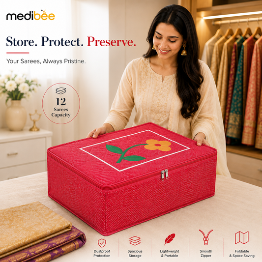 FlapLoom™ -  12 Flap Saree Album Bag