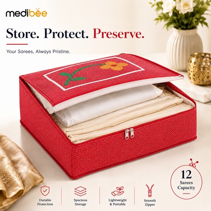 FlapLoom™ -  12 Flap Saree Album Bag