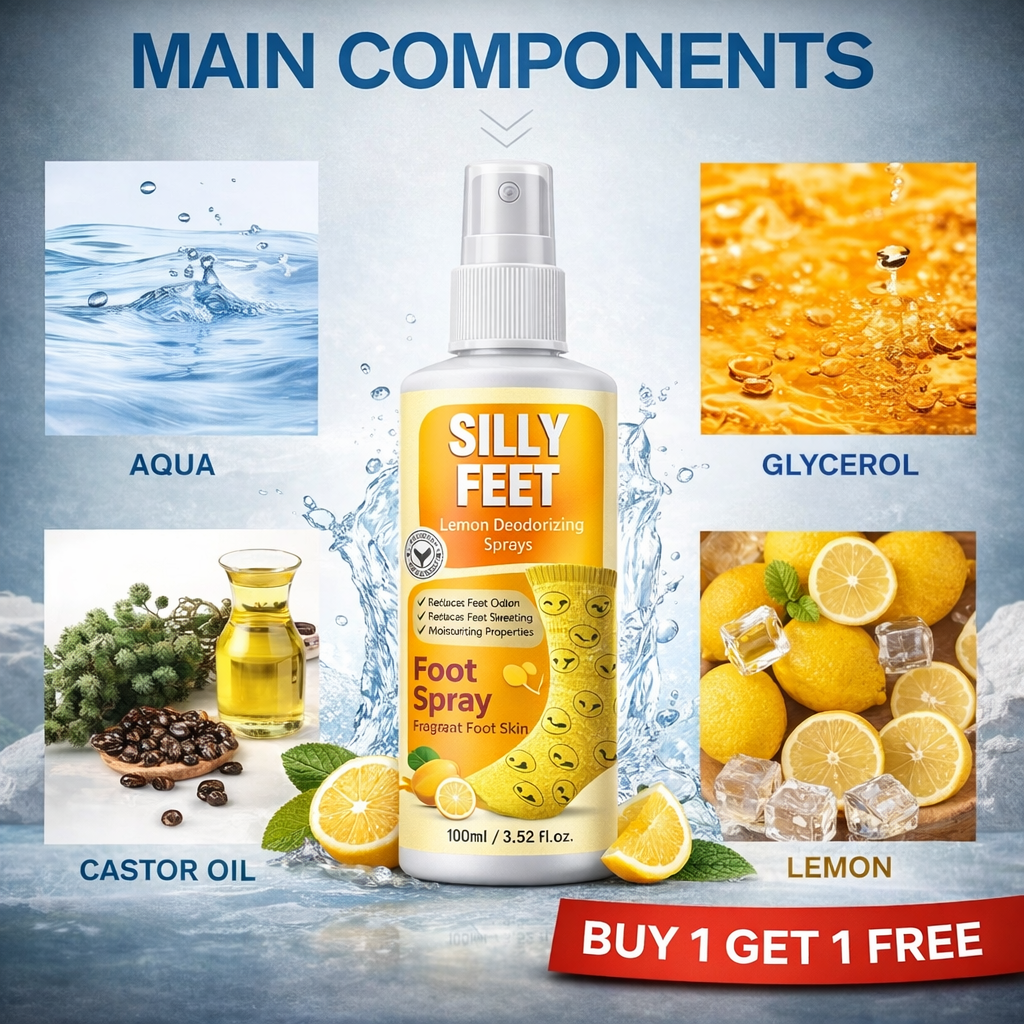 Silly Feet Foot Spray (Buy 1 Get 1 Free)